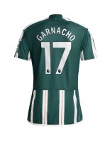 Manchester United Alejandro Garnacho #17 Venkovní Dres 2023-24 Krátký Rukáv